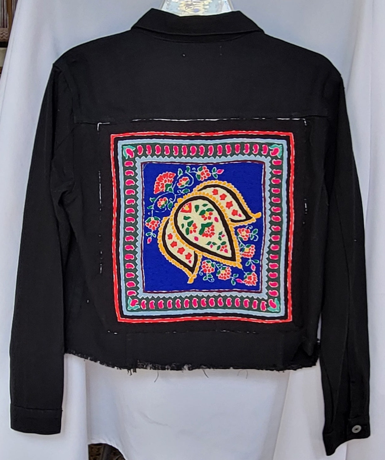 Denim Jacket - Black - Adult Small