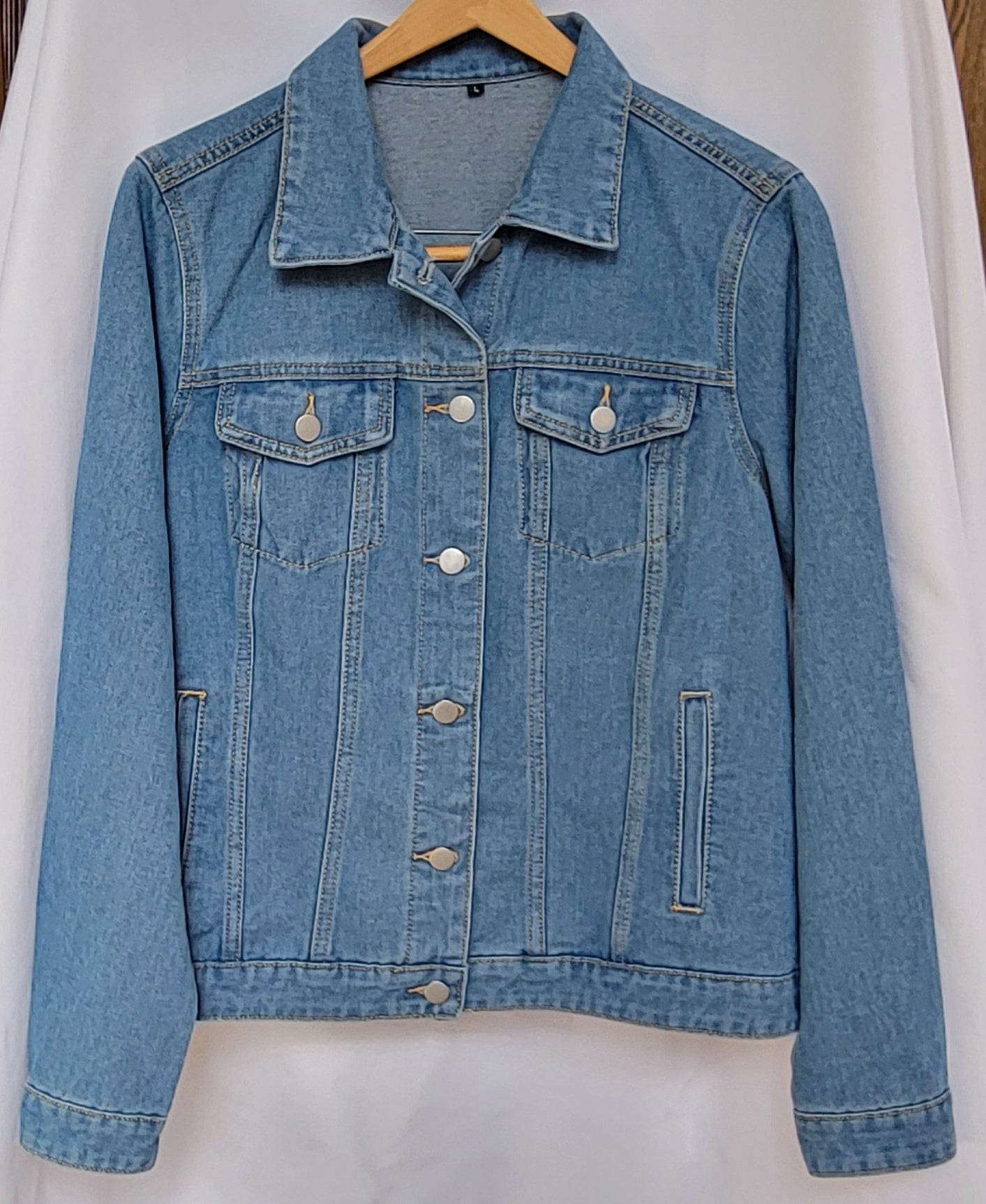 Denim Blue Jean Jacket - Adult Large