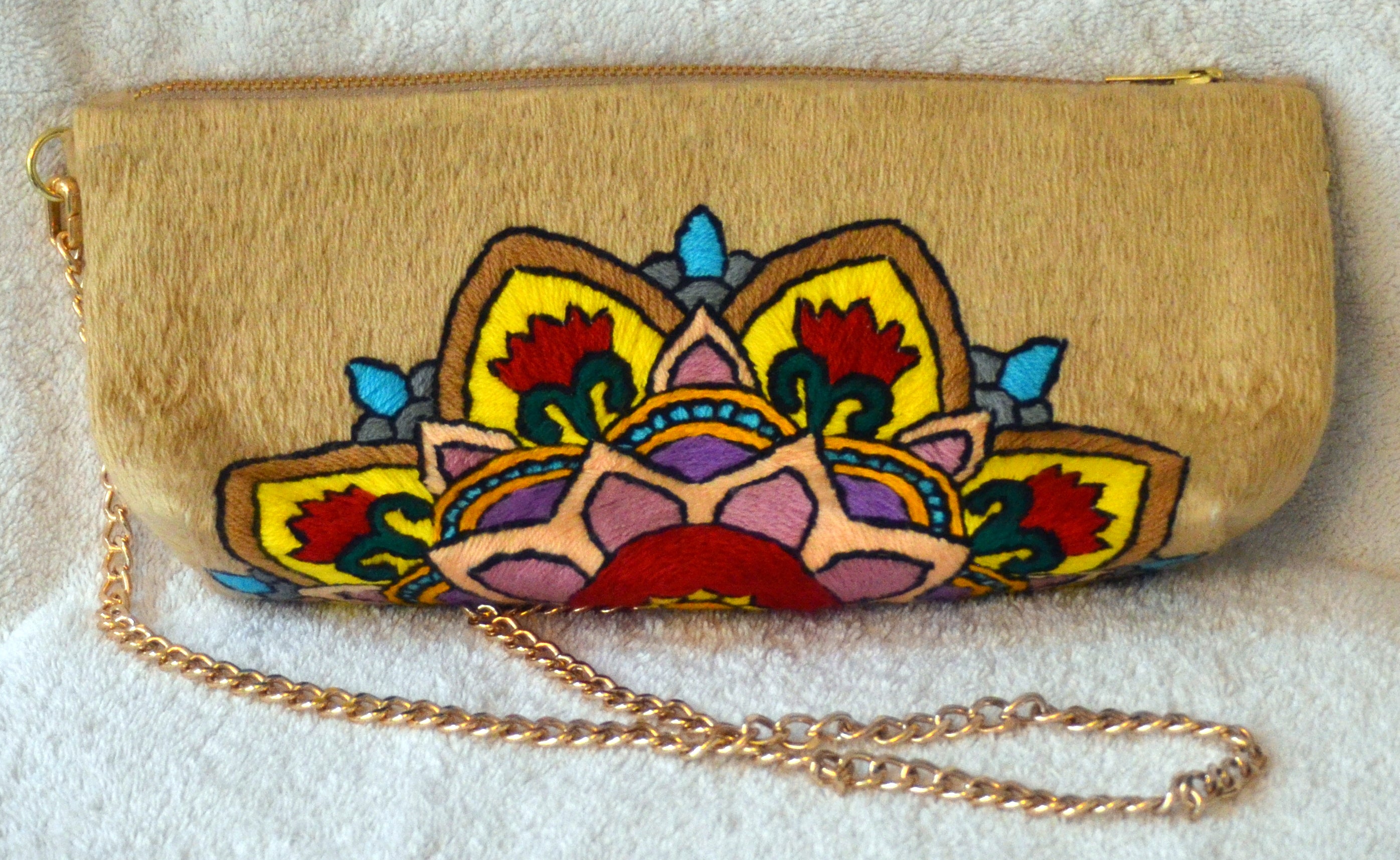 Clutch Purse - Beige